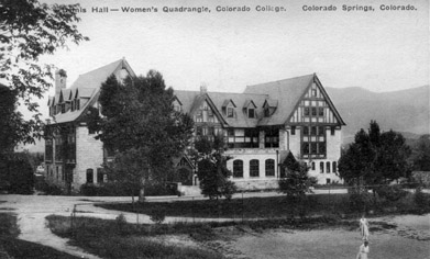 Bemis Hall in early 1900s before the Taylor Hall addition <span class="cc-gallery-credit"></span>